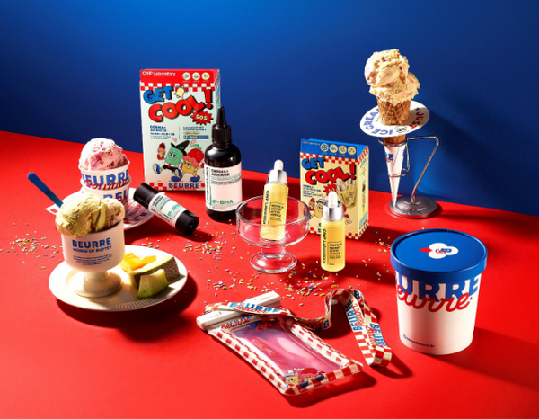 ‘LG생활건강 CNP X 버추어컴퍼니 뵈르뵈르’ 협업 기획 상품 4종. 사진=뵈르뵈르 제공