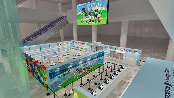 FC 세븐일레븐 실내팝업존 조감도 / 사진=세븐일레븐