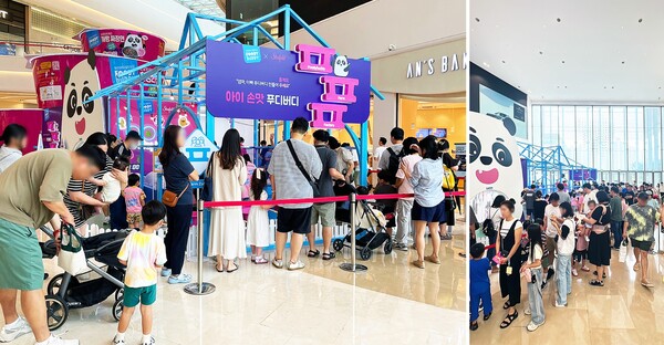 종합식품기업 하림의 어린이식 브랜드 푸디버디의 첫 단독 팝업스토어 ‘ㅍㅍㅍ팝업스토어’가 어린이들 사이에서 입소문을 타며 큰 인기를 끌고 있다. 사진=하림