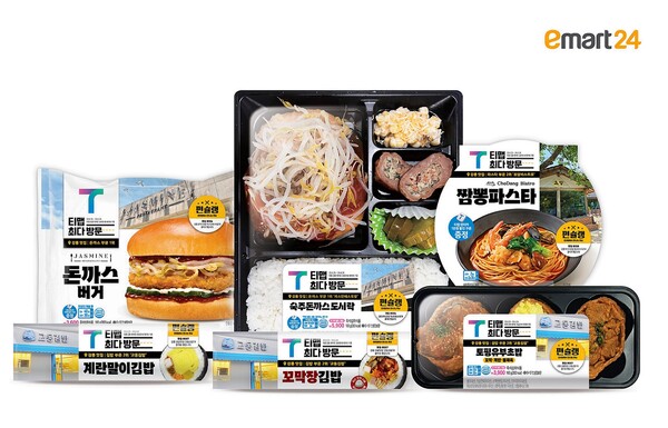 이마트24는 6일 티맵모빌리티(이하, 티맵)와 마케팅 업무협약(MOU)의 첫 상품 ‘강릉편’을 선보인다. 사진= 이마트24