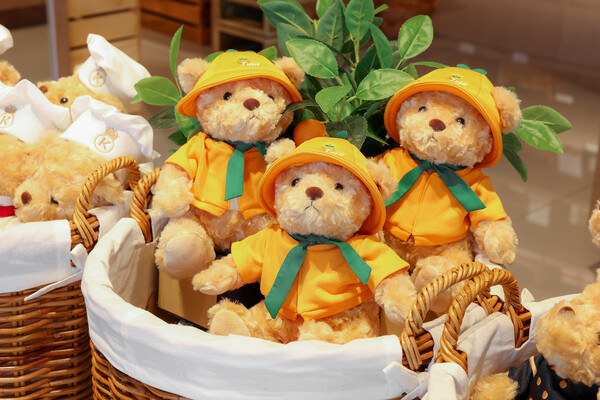 케니몰 서귀포점에서 오픈 당일 완판된 제주 켄싱턴 베어 키링. 사진= 이랜드파크