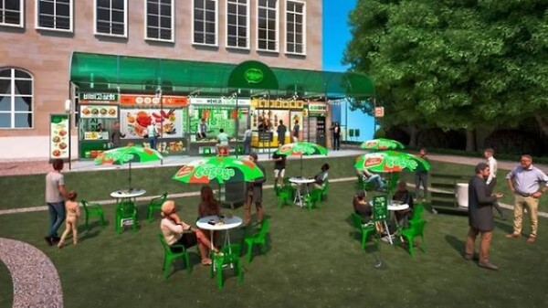 파리 올림픽 코리아하우스 내 CJ제일제당 '비비고 시장' 조감도. 사진=CJ제일제당