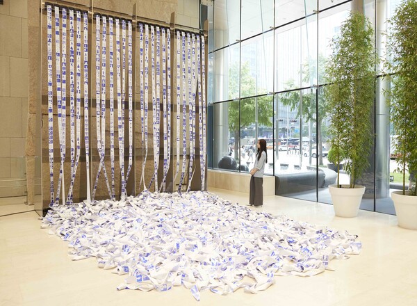 조현서 작가의 ‘인시티그램(Incitygram)’ 작품 전시전경 / 사진=IBK기업은행