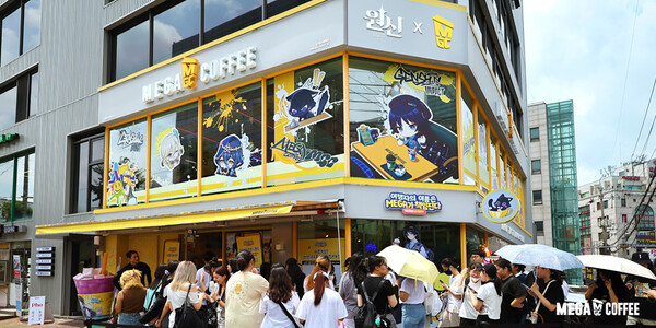 메가MGC커피X원신 오프라인 현장 이벤트. 사진= 메가MGC커피