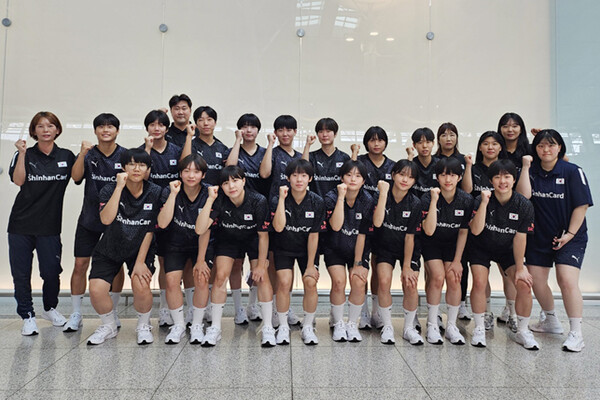 여자청소년 핸드볼대표팀/사진제공=대한핸드볼협회