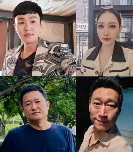 (상단 왼쪽부터 시계방향) 길동, 소정, 기대호 감독, 해일 배우. 