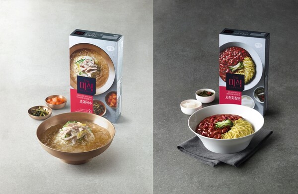 하림_더미식 초계국수, 사천자장면 / 사진=하림