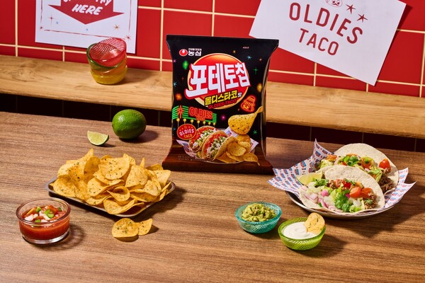 농심 포테토칩 올디스타코맛 연출 이미지 / 사진=농심