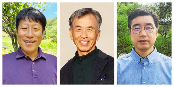 제33회 대산농촌상 수상자 선정(왼쪽부터 김대립, 박윤재, 이영규 수상자) / 사진=교보생명