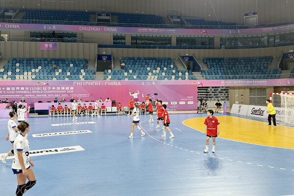 사진 제10회 세계여자청소년핸드볼선수권대회 대한민국과 코소보 경기 모습, 사진 제공=대한핸드볼협회