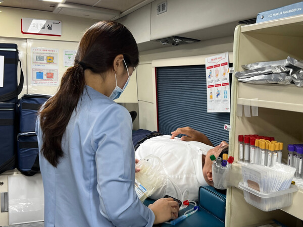 호반그룹, ‘사랑의 헌혈 캠페인’ 참여 모습 / 사진=호반그룹