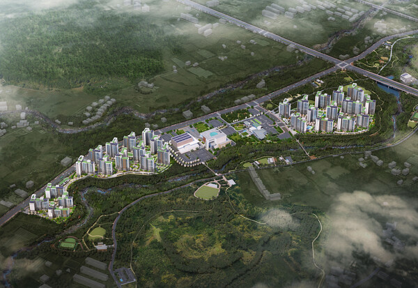 호반건설은 제주특별자치도 제주시 오라이동 일대에 공급되는 ‘위파크 제주’의 견본주택을 30일 개관하고, 본격적인 분양일정에 돌입한다. 사진= 호반건설