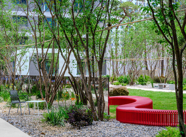 올림픽파크 포레온의 특화 정원, 예원(藝園, Artistic Bosque) / 사진=현대건설