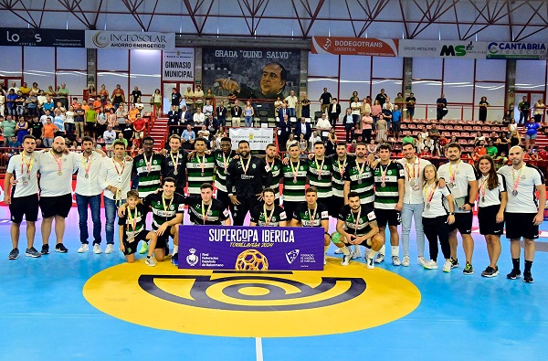 사진 2024 이베리아 슈퍼컵 준우승을 한 스포르팅 CP, 사진 출처=스페인 핸드볼연맹