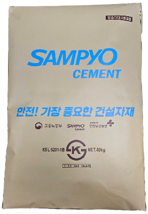 멘트 포장지 안전문화 홍보 문구 / 사진=삼표그룹