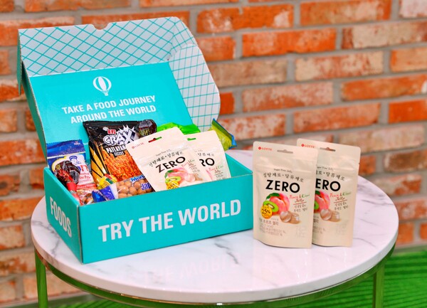 롯데웰푸드(옛 롯데제과)는 미국 스낵 구독 서비스 ‘트라이 더 월드(Try The World)’에 ‘제로 후르츠 젤리’를 선보였다고 4일 밝혔다. 사진= 롯데웰푸드