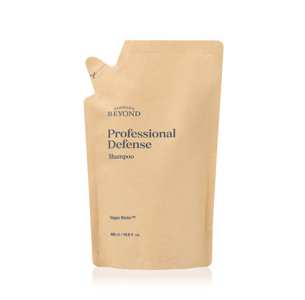 비욘드 프로페셔널 디펜스 샴푸 리필용기. 사진= LG생활건강