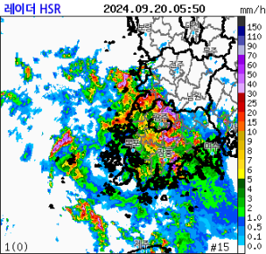 레이더 합성영상(HSR) / 사진=기상청