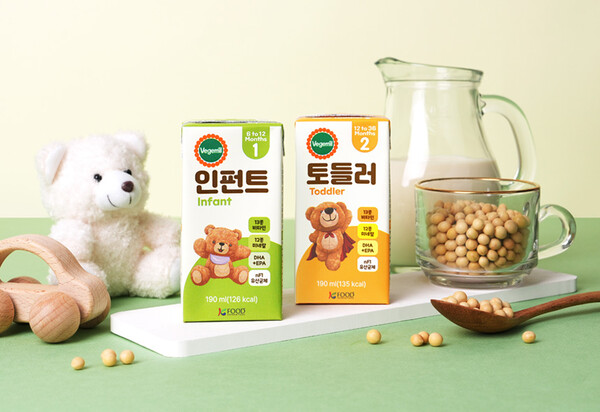 정식품 베트남 수출용 영유아식 ‘베지밀 인펀트’, ‘베지밀 토들러’. 사진= 정식품