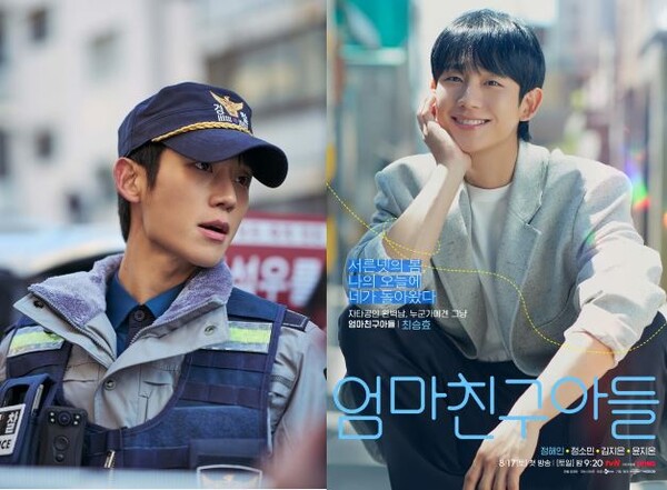  배우 정해인이 9월 배우, 영화배우 브랜드평판 지수 모두에서 각각 1위와 3위에 오르며 연예계 블루칩임을 증명했다.  사진= 영화 '베테랑2', tvN '엄나친구아들'