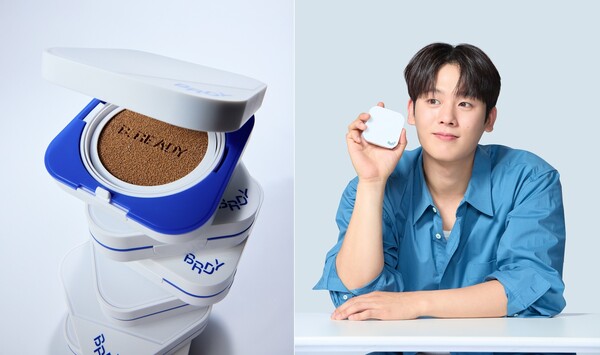 아모레퍼시픽의 남성 토탈 스타일링 브랜드 '비레디(B.READY)'가 '블루 쿠션 4세대'를 리뉴얼 출시했다고 2일 밝혔다. 사진= 아모레퍼시픽
