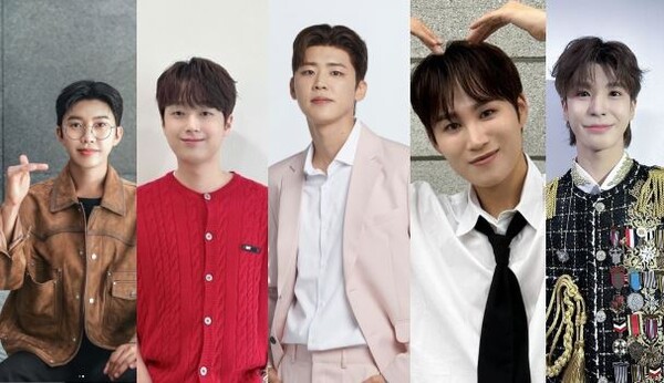 임영웅을 포함해 박지현 등 트로트 스타들이 소아암, 백혈병, 희귀난치질환으로 고통 받고 있는 환아들을 위해 치료비를 기부해 훈훈함을 더하고 있다. 사진= 임영웅 공식SNS,  이찬원 SNS, 박지현 SNS, 김희재 SNS, 쇼플레이엔터테인먼트