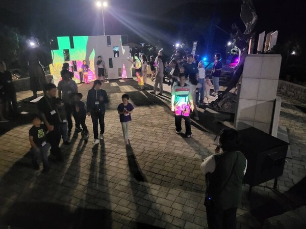 고흥군 분청문화박물관에서는 지난달  13일부터 10월 6일까지 열린 ‘국가유산 미디어아트 고흥 분청사기 요지-화화1250’행사가 24일간의 여정을 성황리에 마무리했다고 8일 밝혔다. 사진= 고흥군 