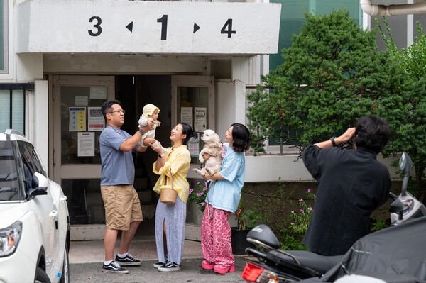 가족사진 스냅샷 / 사진=현대건설