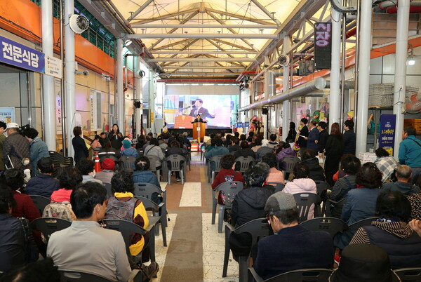 공영민 고흥군수 격려사 / 사진=고흥군