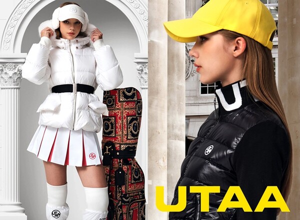 제이엔지코리아(김성민 대표)의 프리미엄 골프웨어 ‘유타(UTAA)’이 선보인 겨울 라운드 컬렉션이 인기다. 사진= 제이엔지코리아
