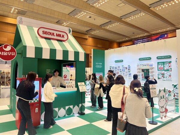‘디자인코리아 2024’ 서울우유협동조합 브랜드관 팝업. 사진= 서울우유협동조합