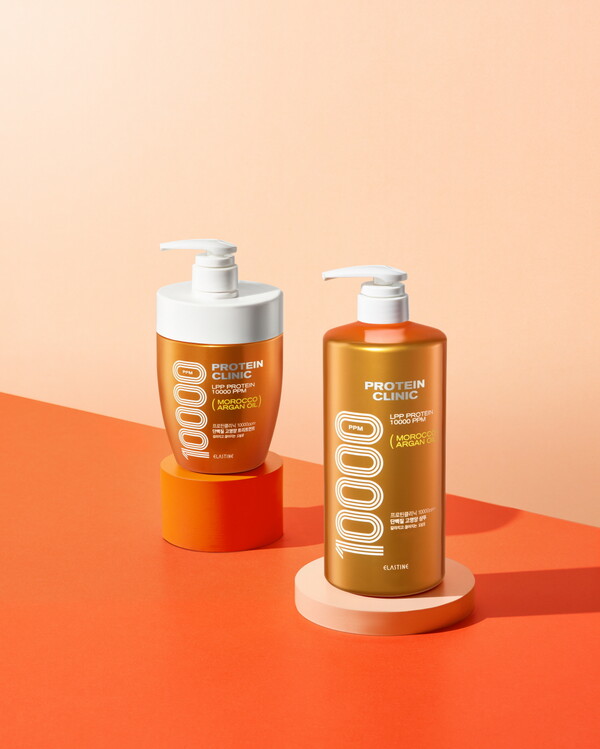 LG생활건강의 샴푸 브랜드 엘라스틴에서 출시한 ‘프로틴클리닉 10000 고영양 단백질 샴푸’ 라인업이 2022년 출시 이래 170만 개가 넘는 누적 판매고를 기록하며 헤어케어 시장 내 입지를 강화하고 있다. 사진= LG생활건강