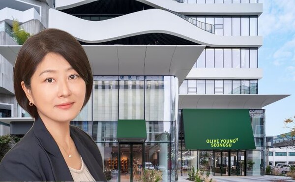 CJ올리브영 이선정 대표가 성수에 오픈한 신규 매장에 기대감을 비췄다. 사진= CJ올리브영