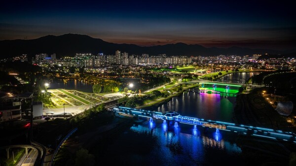 순천만국가정원 야경 / 사진=순천시