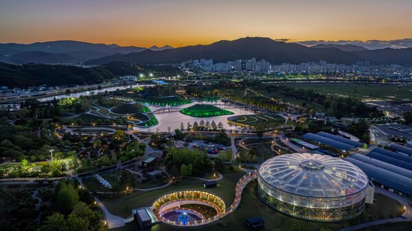 순천만국가정원 야경 / 사진=순천시