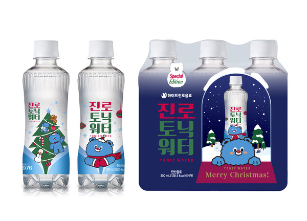 하이트진로음료는 자사 대표 제품인 진로토닉워터의 ‘크리스마스 에디션’을 출시한다고 28일 밝혔다. 사진= 하이트진로음료