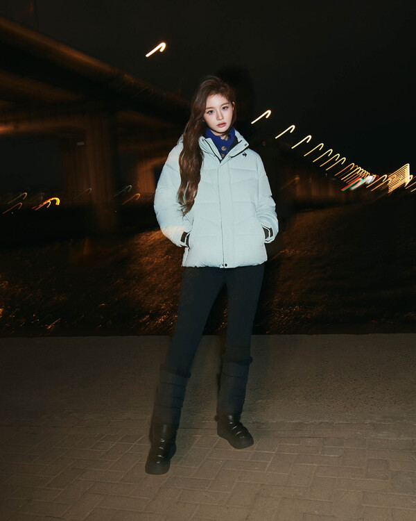 엔믹스 해원 설윤과 함께 캠페인 전개 및 다운 신제품 공개. 사진= 르꼬끄 스포르티브