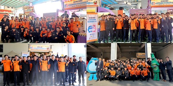 하이트진로는 11월 한달 간 소방서 공무원들을 대상으로 한 ‘감사의 간식차’ 행사를 진행했다고 29일 밝혔다. 사진= 하이트진로