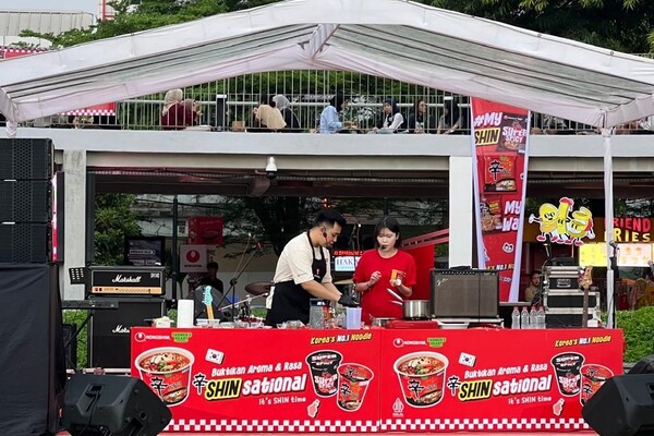 농심 인도네시아 신세이셔널 데이 행사 현장. 사진= 농심