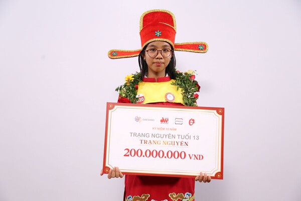 2024 베트남 장학퀴즈쇼 우승자 호앙 아잉트. 사진= 대상그룹