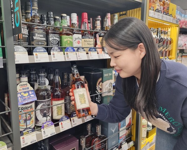 CU 길리듀 위스키 판매량 5만 개 돌파. 사진=  BF=GF리테일