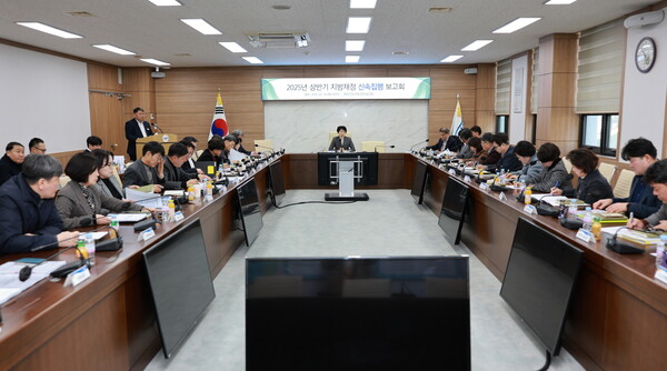 진도군, 2025 상반기 신속집행, 이월사업 집행 보고회 개최 / 사진=진도군