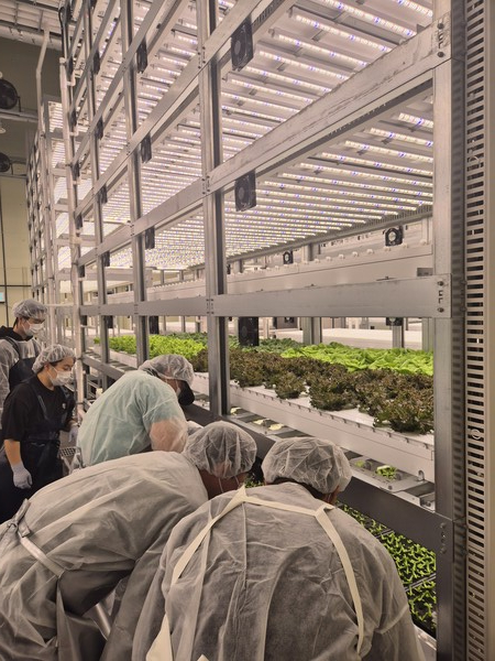 수직농장실습 /사진 = 장수군