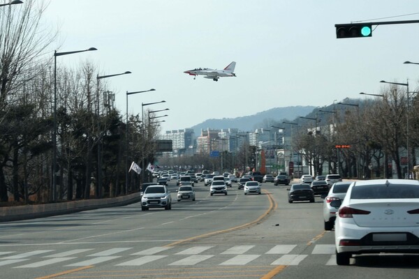 광주 군공항 전투기 훈련사진 / 사진 = 광주광역시 광산구