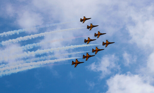 2023년 보성세계차엑스포 당시 블랙이글스 에어쇼 / 사진 = 보성군