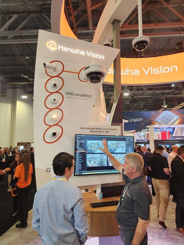 한화비전의 멀티센서 카메라 / 사진=한화비전