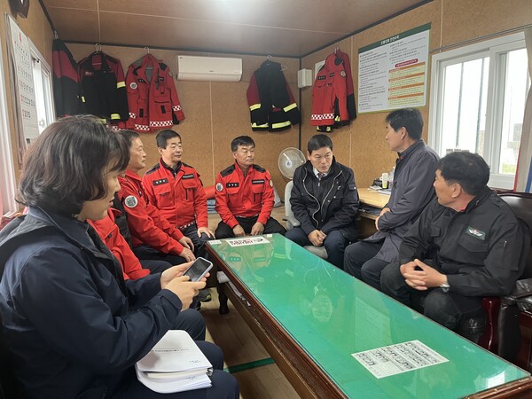 정철원 담양군수, 취임 후 첫 주말에 산불예방 현장점검 나서 / 사진=담양군