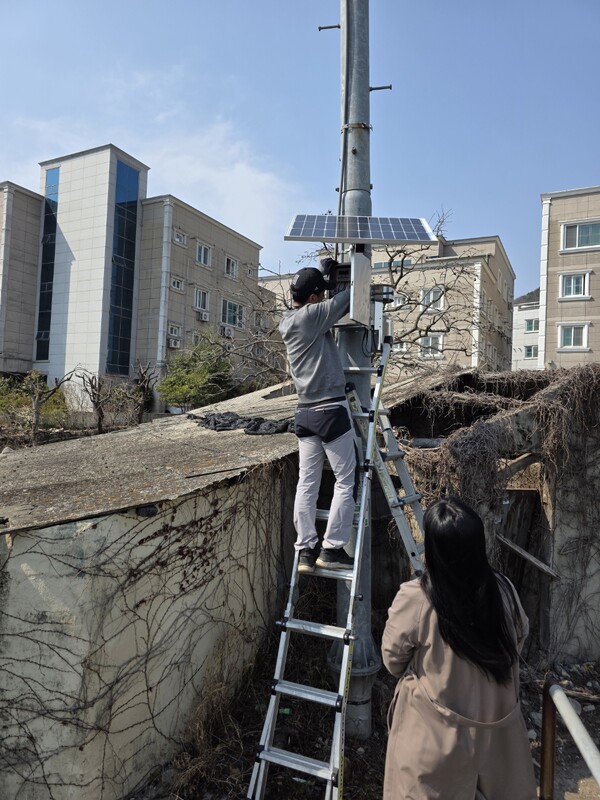 친환경 유인살충기 신규 설치 / 사진=여수시