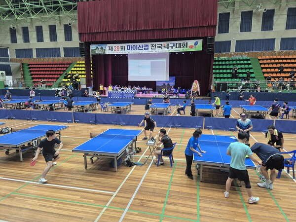 제29회 마이산컵 전국 탁구대회 / 사진 = 진안군