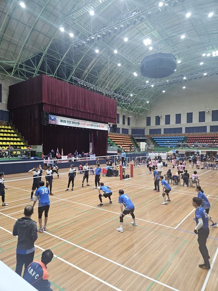 전국 시니어 배구인, 진안에 모여 하나되다 / 사진=진안군